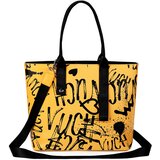 Vuch Wennie Grafitti Yellow Handbag | Shoptok.si