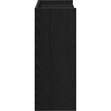 vidaXL Regal za čevlje črn 60x25x62 cm inženirski les | Shoptok.si