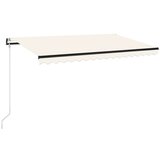  Avtomatsko zložljiva tenda 450x350 cm krem, (20728670) | Shoptok.si