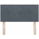  Uzglavlje Tamno siva 100 cm Baršun | shoptok.hr