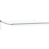 vidaXL ručna povlačiva tenda bijela 500x300 cm | shoptok.hr