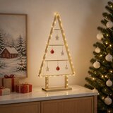  Metalna božićna jelka KUOPIO 60 cm Čelik Zlatno | shoptok.hr