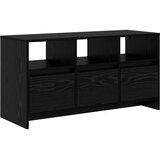  TV komoda 102 x 37,5 x 52,5 cm Crni hrast Konstruirano drvo | shoptok.hr