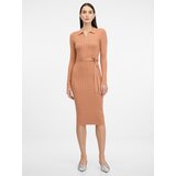 Orsay Light brown women's midi dress - Women's Cijene