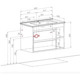  Shelf Nord 85 zidni | shoptok.hr