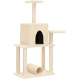 Penjalica za mačke sa stupovima za grebanje krem 122 cm | shoptok.hr