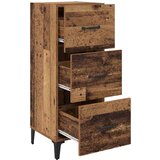 vidaXL Strani šal Star les 34,5 x 34 x 90 cm Konstruiran les | Shoptok.si