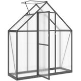  Staklenik s okvirom antracit 169 x 58 x 195 cm aluminijski | shoptok.hr
