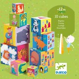 Djeco 10 smešnih kock, stolp za sestavljanje Cene