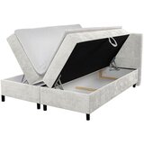 MID.YOU POSTELJA Z VZMETNICO 180 cm x 200 cm , les, tekstil krem barve | Shoptok.si