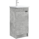  Kupaonski umivaonik s sudoperom Betonska siva 42 x 40 x 84,5 cm | shoptok.hr