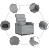  Naslonjač za noge svijetlo sive tkanine - Svjetlosiva 1 Ručno guranje unatrag Ne | shoptok.hr