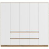 Modern Living Omara S Klasičnimi Vrati Mainz, Bela, Barva Hrasta | Shoptok.si
