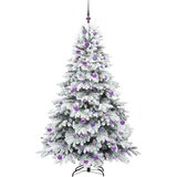 vidaXL Umestno božično drevo med 300 LED Zelena 180 cm PE in PVC | Shoptok.si