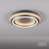 Just LIGHT. 15089-21 - LED plafonsko svetlo CICHIO LED/36W/230V mat hrom | Eponuda.com