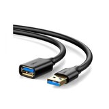 Ugreen produžni USB 3.0 kabel (M do Ž) crni 2m - u polietilenskoj vrećici Cijene