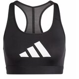 Adidas Topi Brassière Powerreact Big Logo Graphic maintien léger Črna Cene