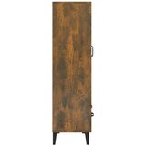  Visoka omarica dimljeni hrast 70x31x115 cm inženirski les, (21073337) | Shoptok.si