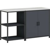 vidaXL Kuhinjski set za pohranu 2 pcs Antracit 150 x 50 x 92 cm | shoptok.hr