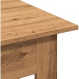 vidaXL Klubska mizica artisan hrast 102x55x42 cm inženirski les | Shoptok.si