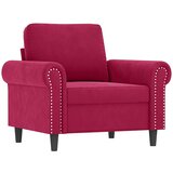  3-dijelni set sofa s jastucima crvena boja vina baršunasti | shoptok.hr