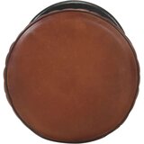 vidaXL Barski stolček rjavo pravo usnje | Shoptok.si