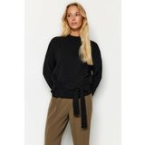Trendyol Black Soft Textured Knitwear Sweater Cene
