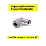 ich-zapfe Kotni adapter 3/8 POM x 3/8 cevi 90 za pivo cevi Postmix, (5000216998) | Shoptok.si