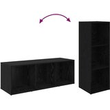  Set TV komoda Zidne 4 pcs Crni hrast 37 x 35 x 107 cm | Eponuda.ba