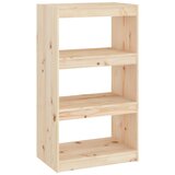 Maison Chic Knjižna omara - Knjižni regal 60x30x103,5 cm trdna borovina, (21723120) Cene