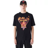 New Era Miami Heat Flame Graphic Black Oversized majica