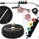 Rosfix professional t-racer 15-PALČNA krtača s 1/4-PALČNIM hitrim priključkom + 1/4-PALČNA upognjena 15° kopija za tlačni čistilec, 5 šob + 1000 ml penilnika za tlačni čistilec, (21746419) | Shoptok.si