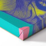  Slika - Colorful Tiger - Intense Colors of a Tiger Surrounded by Tropical Plants 60x90 Akustična | shoptok.hr