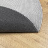  Tepih IZA kratkih vlakana skandinavski izgled sivi Ø 100 cm | shoptok.hr