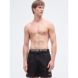 Calvin Klein Swimwear Kratke kopalne hlače 'Intense Power' črna / bela | Shoptok.si