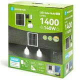 Aigostar LED solarni luster sa senzorom 2x LED/70W/12V 12000 mAh 6500K prečnika 12 cm | Eponuda.com