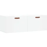 Stenska omarica - Zidna omarica bela 100x36,5x35 cm inženirski les iu1174, (22062836)