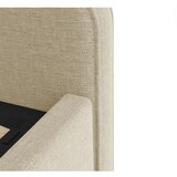 Micadoni Bež oblazinjena zakonska postelja z letvenim dnom 180x200 cm Eda – | Shoptok.si