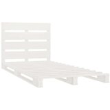  Posteljni okvir bel 75x190 cm trdna borovina 2FT6 | Shoptok.si