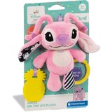 Clementoni Disney+Stitch Angel plišasta igrača z ropotuljico in grizalom - Baby Cene