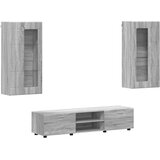  Set TV komoda Zidne FLORIN 3 pcs Siva Sonoma Konstruirano drvo | shoptok.hr