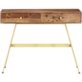  Pisaći stol s ladicama 100 x 55 x 75 cm masivno drvo akacije | Eponuda.com