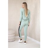 Kesi Set with a dark mint panther motif | shoptok.hr
