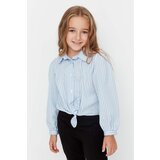 Trendyol Blue Tie Detailed Girl Knitted Shirt | shoptok.hr