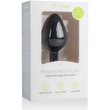 EasyToys - Anal Collection diamond Čep Medium - Crn | shoptok.hr
