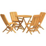  5-dijelni vrtni blagovaonski set od masivne tikovine | shoptok.hr