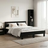  Krevetna konstrukcija Crni hrast 140 x 190 cm Konstruirano drvo | shoptok.hr