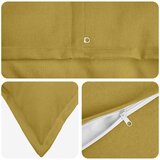  Jastuk s jastukom HOUTEN 2 kom. Svijetlo zelena Umjetni lan - Svijetlo zelena 80 x 80 cm 2 | shoptok.hr