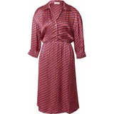 American Vintage Obleka 'SHANING' mornarska / svetlo rumena / fuksija