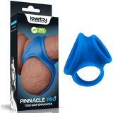 Lovetoy Pinnacle Pro Trio Grip Enhancer Sleeve Blue | Shoptok.si